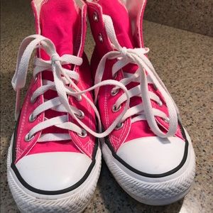 Hot pink converse